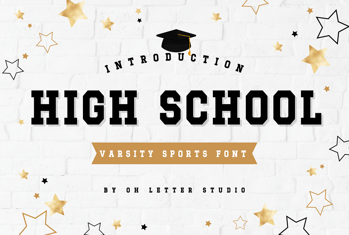High School Font | by Chloecipher | Apr, 2024 | Medium