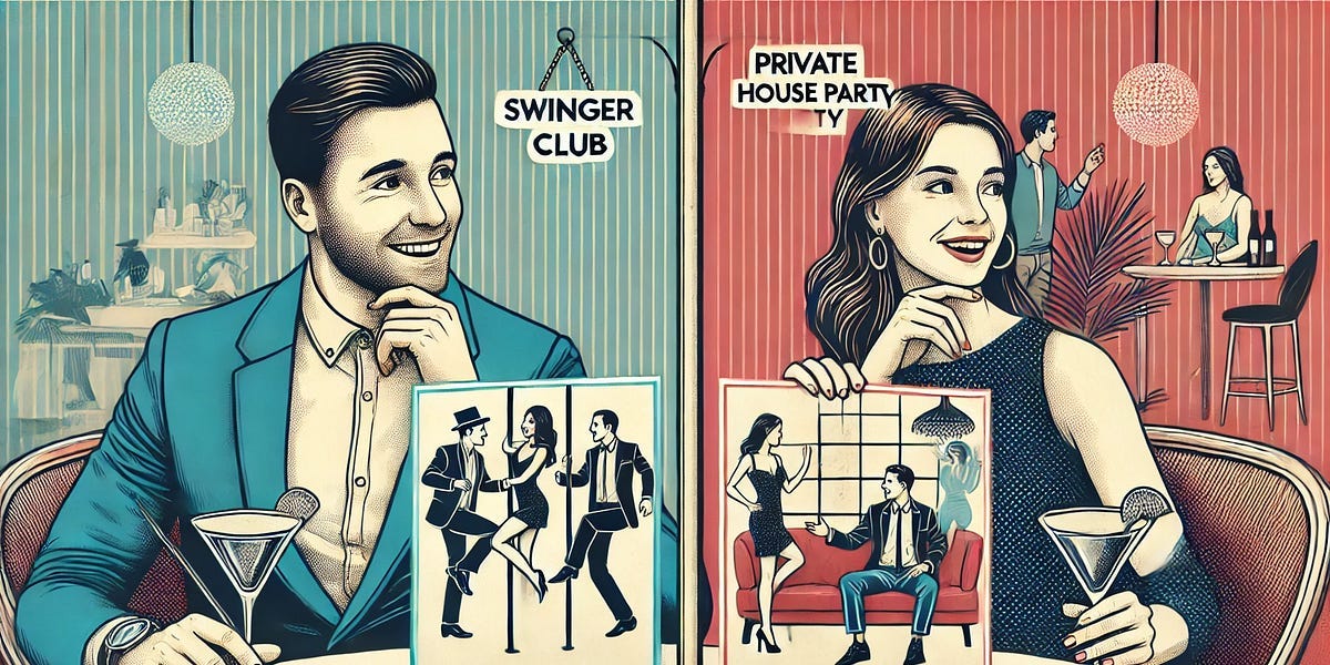 Elegantes Private Swinger Party Bild