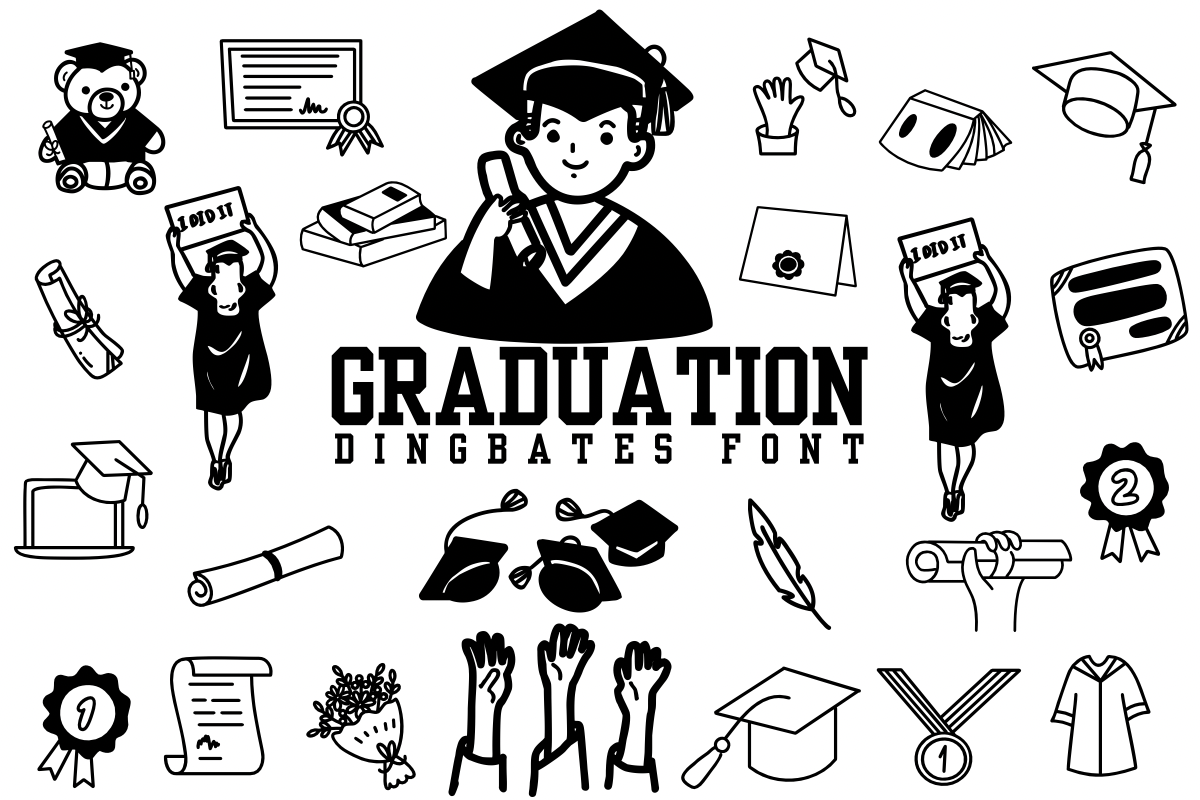 Graduation Font - Fontmaven - Medium