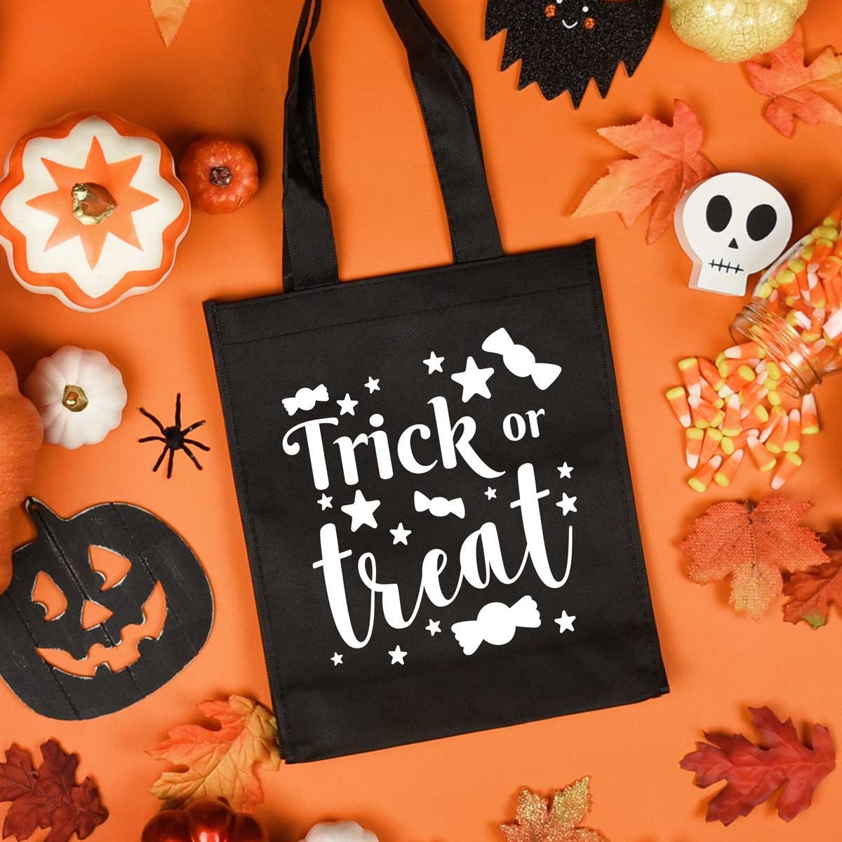 DIY Halloween Trick or Treat Bags with Cricut Infusible Ink