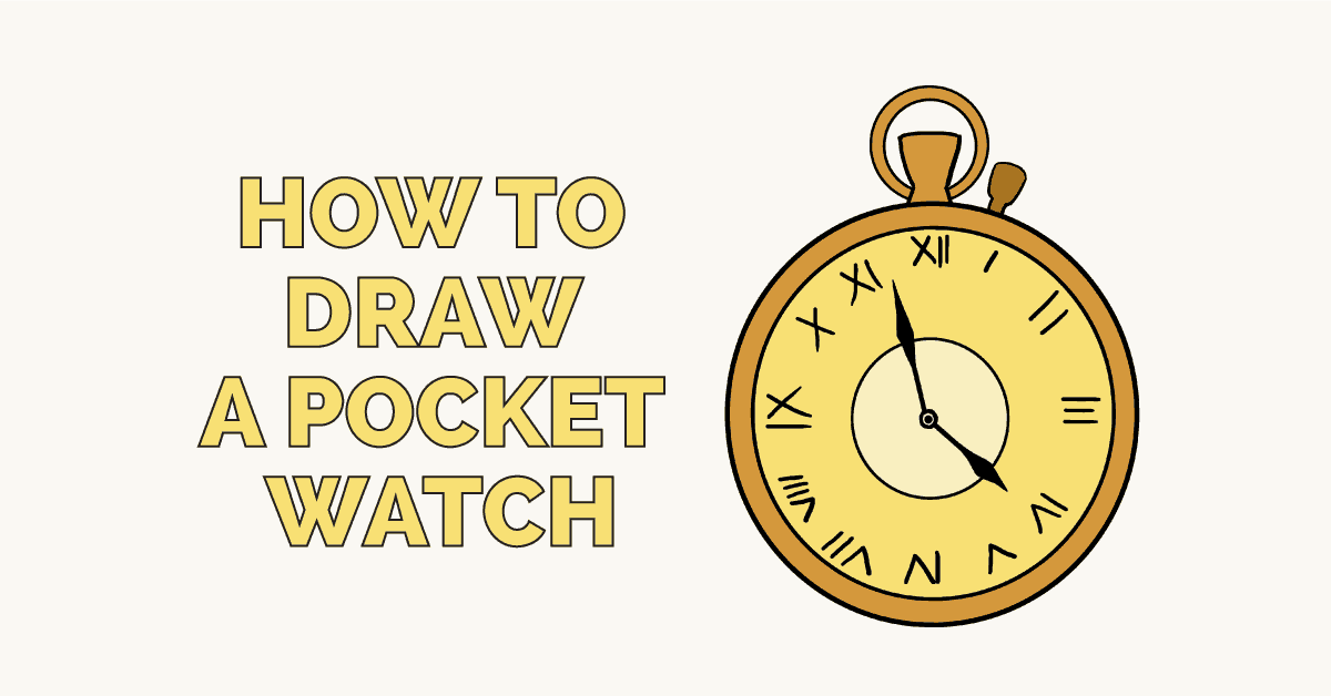How to Draw a Pocket Watch | by Easy Drawing Guides | Medium