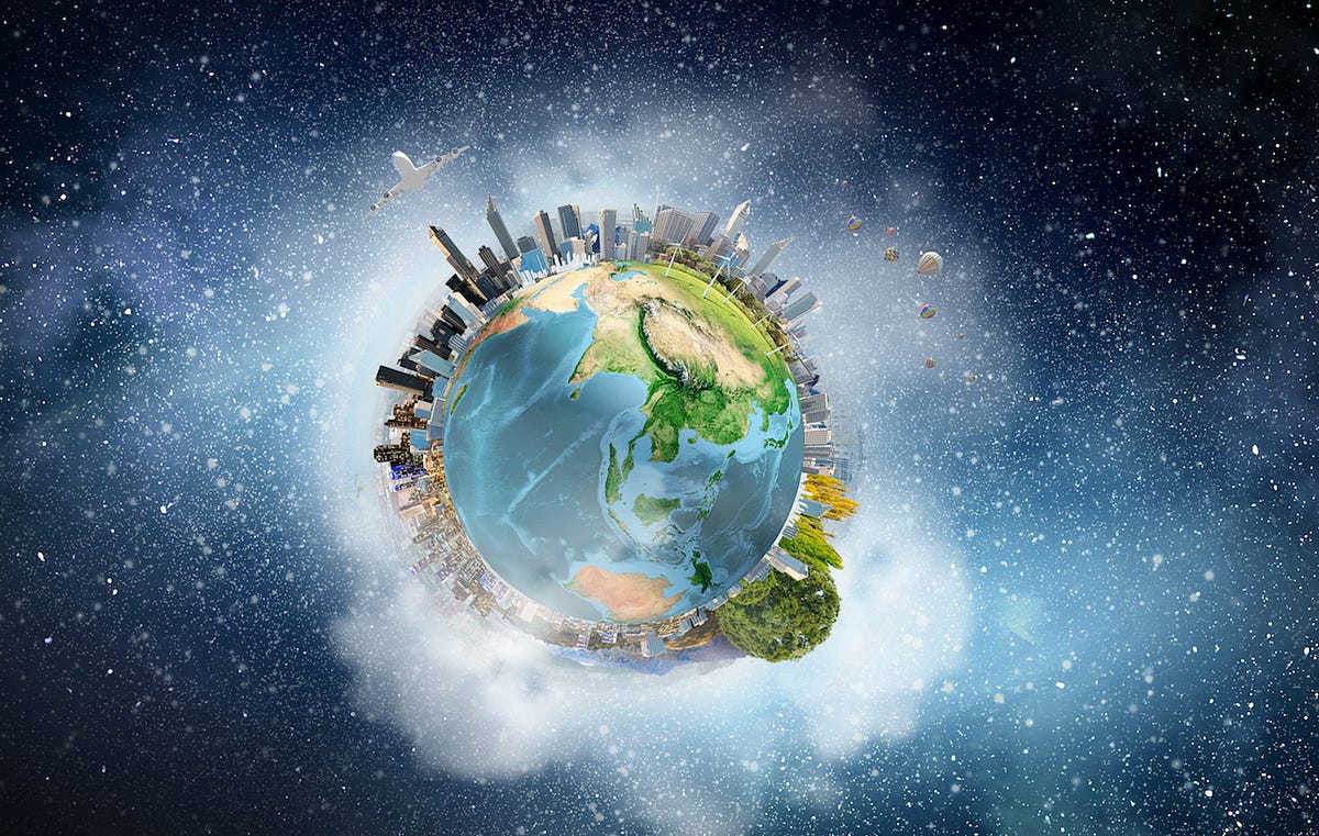 Human development national eco footprints a visual orientation by