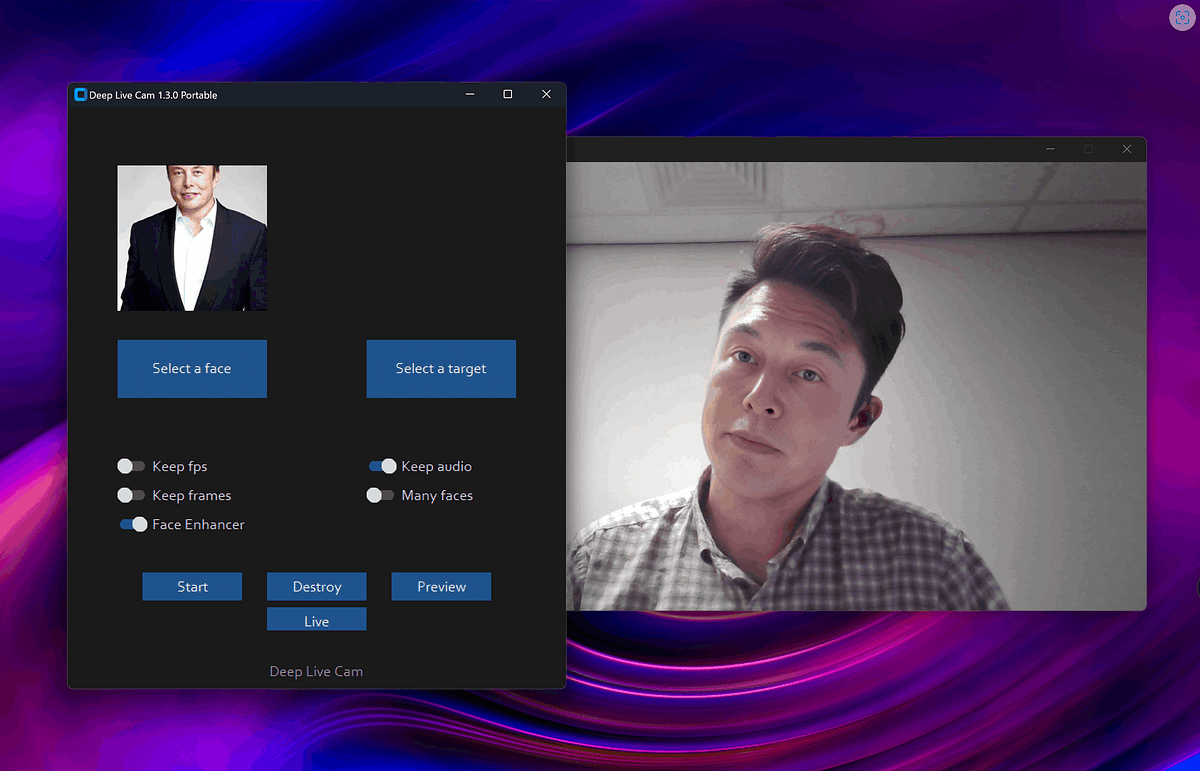 How to use Deep Live Cam Real-Time Face Swap and One-Click Video Deepfake  with a Single Image | by Research Graph | Medium