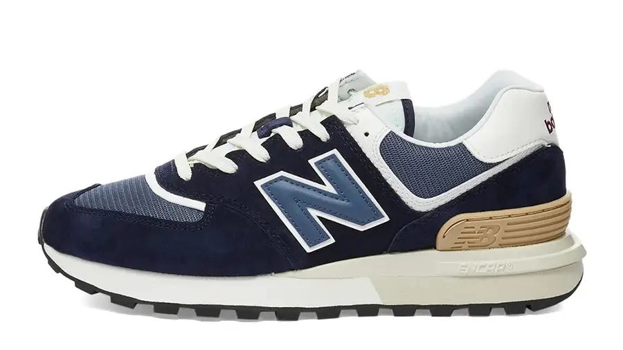 An article discussing the appeal of the New Balance 574, highlighting its iconic status