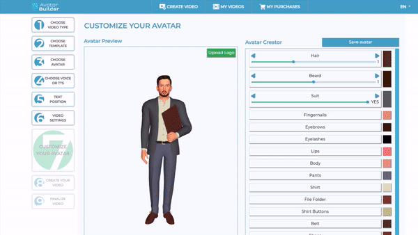 Avatar 3D Creator for Wordpress