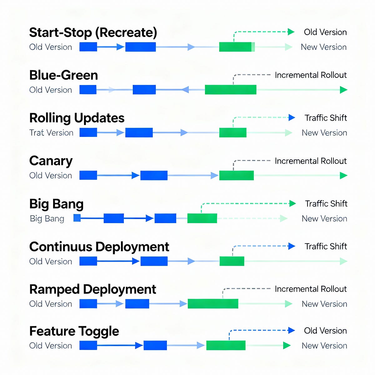 Exploring Popular Software Deployment Patterns: A Guide for Modern DevOps