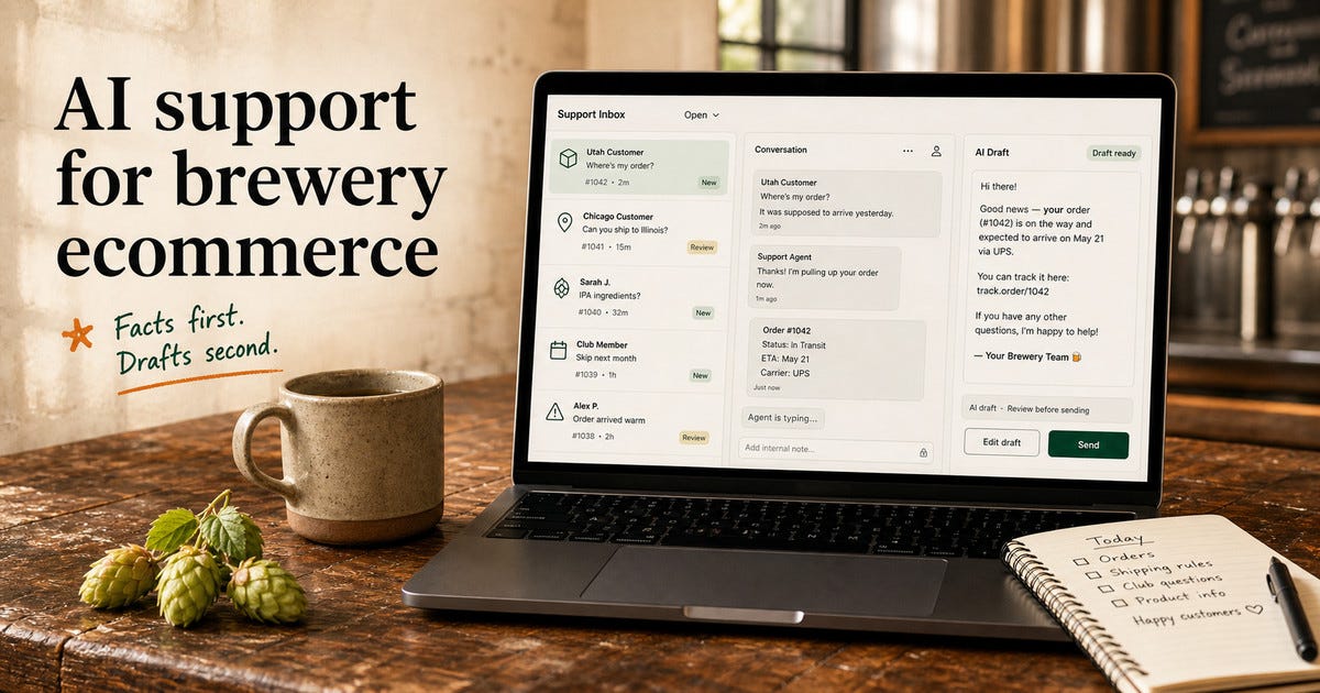 How to Use AI Customer Service for Brewery Ecommerce Stores