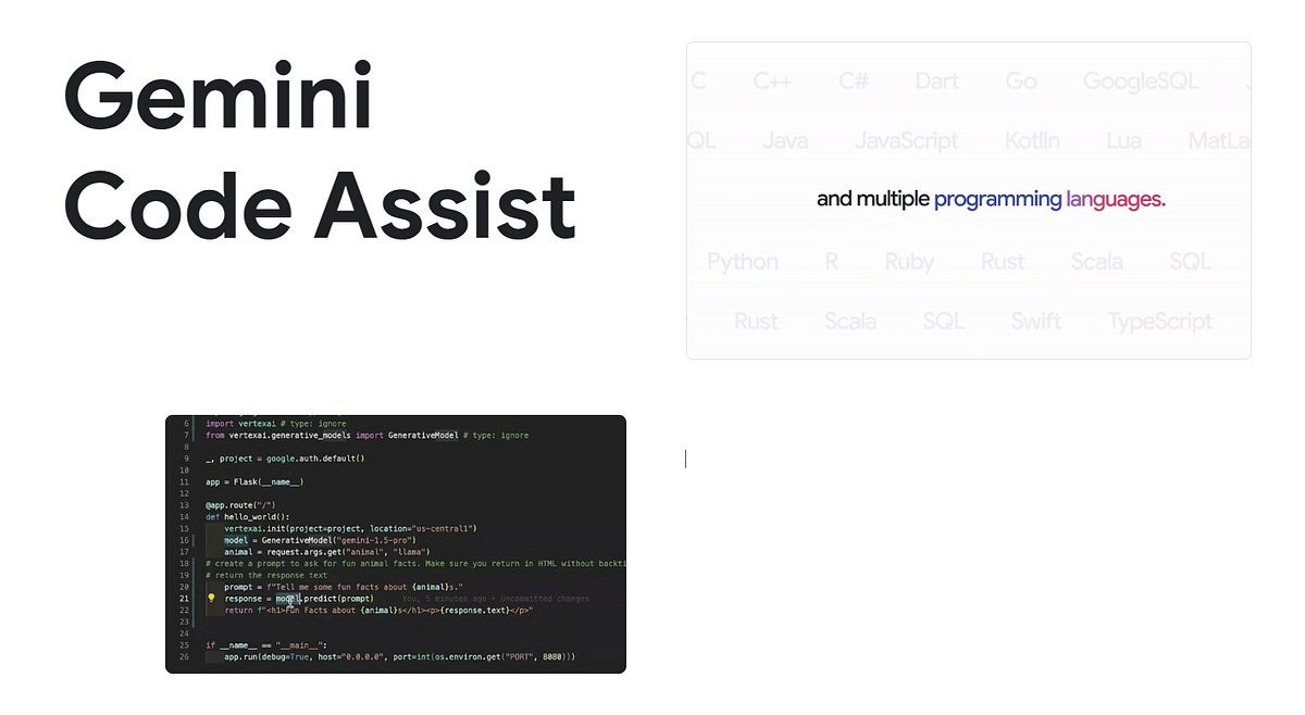 FREE AI Tools for Developers: Gemini Code Assist in VS Code | by ... image.