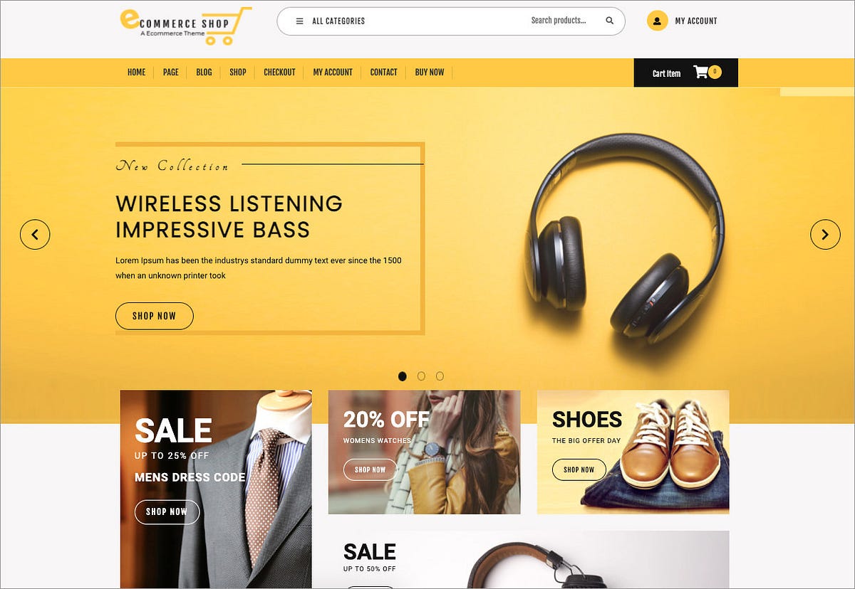 Top Free Ecommerce Themes For Wordpress Elevate Your Store By Table