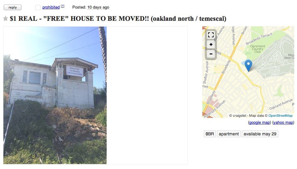 Hey, Do You Want This Free House in Oakland? — The Bold Italic — San Francisco