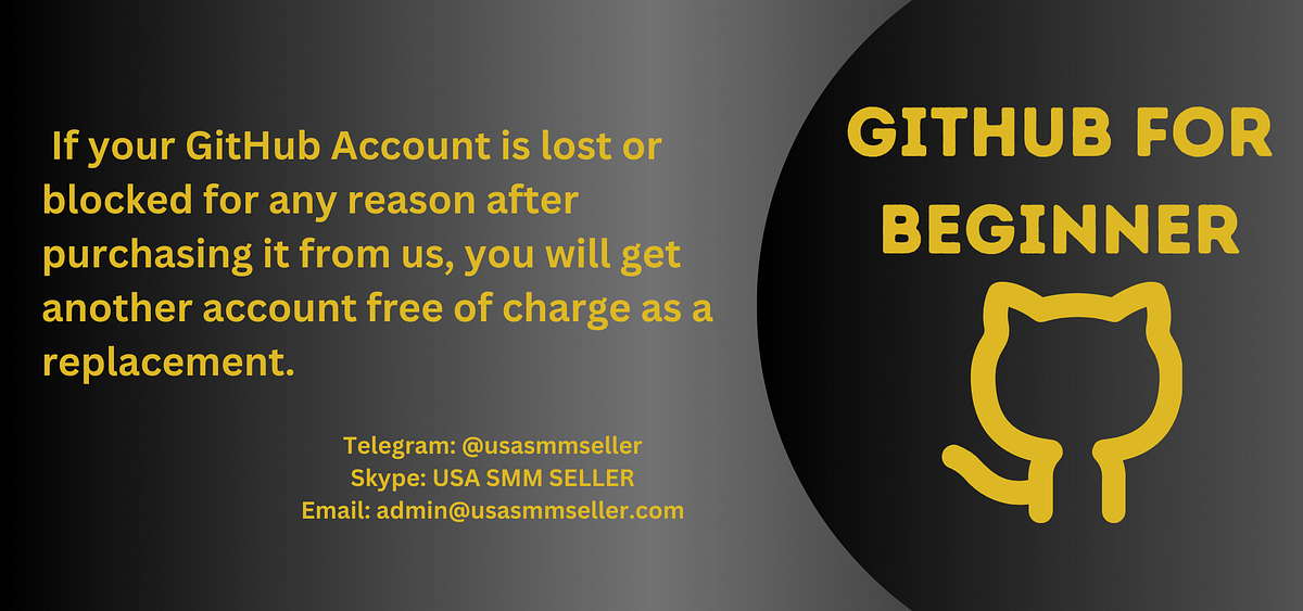Buy GitHub Accounts. If you are a developer then a GitH…