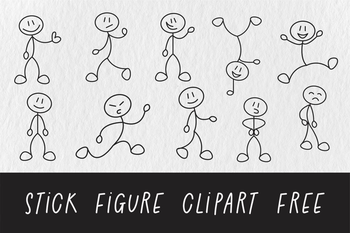 Stick Figure Clipart Free | by Vectorverve | Jul, 2024 | Medium