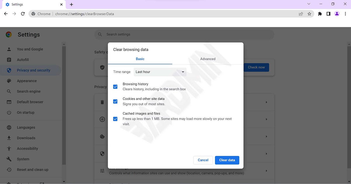 How to Quickly Clear Cache, Cookies, and History on Google Chrome by