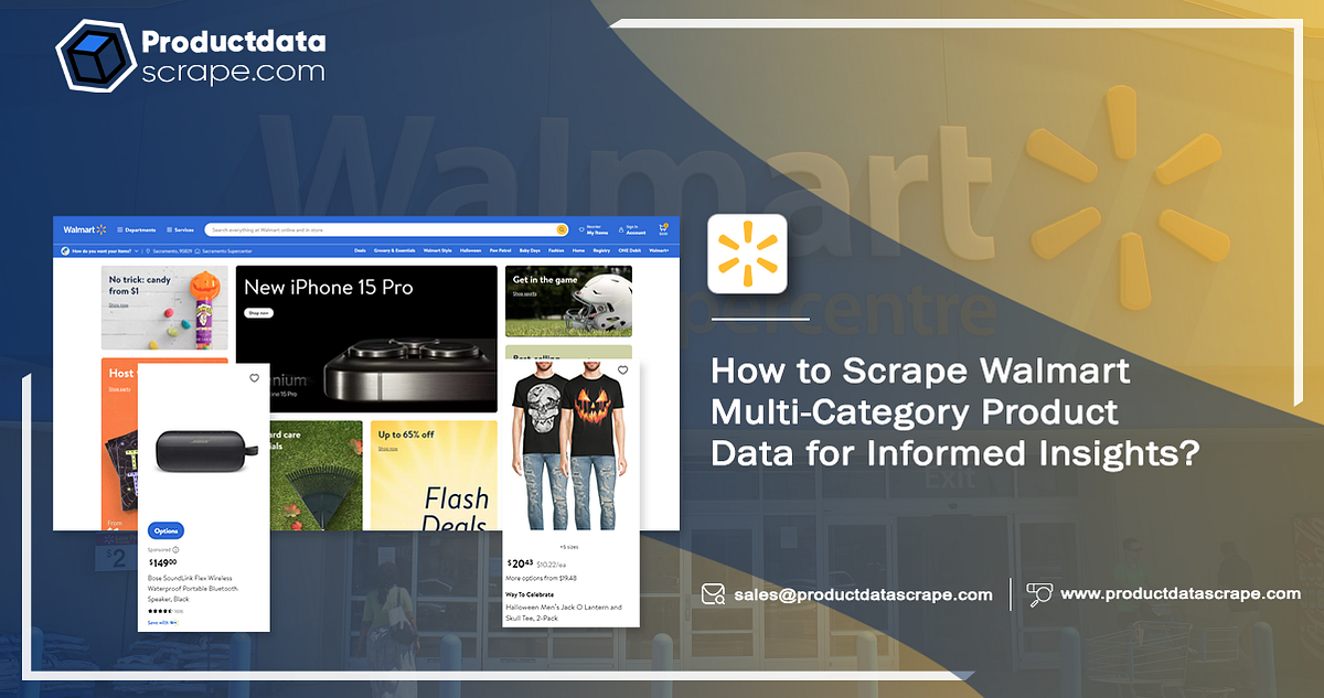 How to Scrape Walmart MultiCategory Product Data for Informed Insights