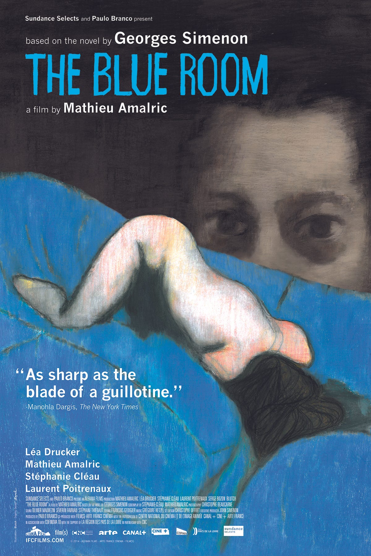 Single Sentence Movie Review: The Blue Room (La chambre bleue) (2014).