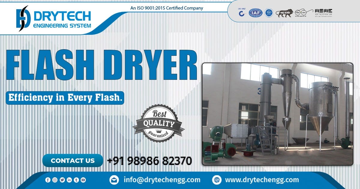 Flash Dryer Supplier in Madhya Pradesh