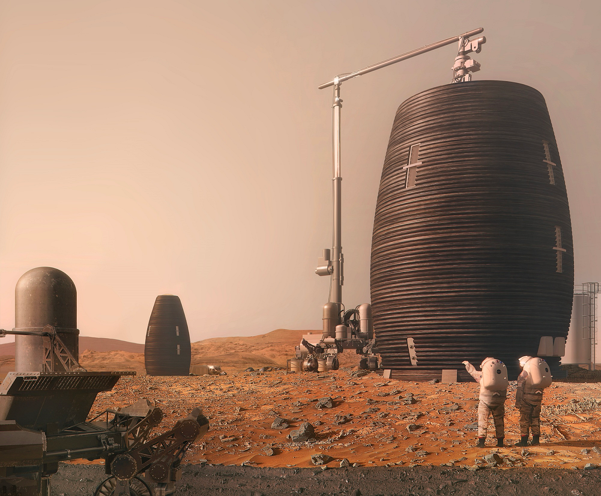 How We Will Print the First Habitats on Mars