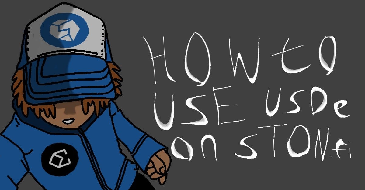 🤨How to use USDe on STON.fi (Full Familiarization + Guide)