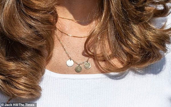 Kate Middleton Necklace Features Kids' Initials