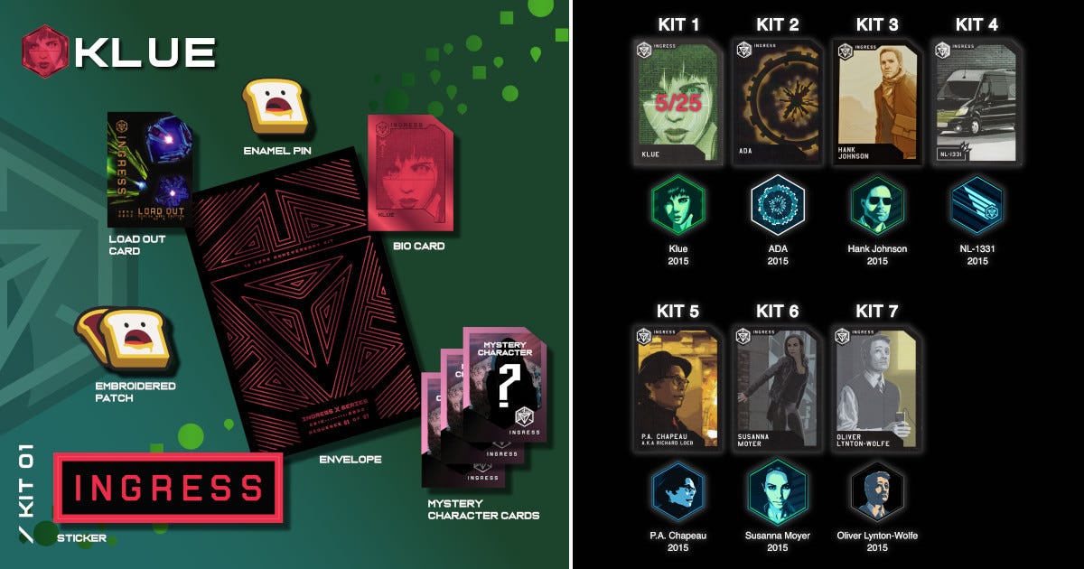 Ingress Series X Kit 05 - P. A. Chapeau - Ingress Swag Shop