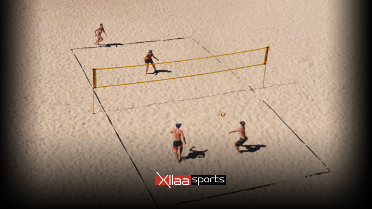 In what ways do indoor volleyball and beach volleyball differ? by