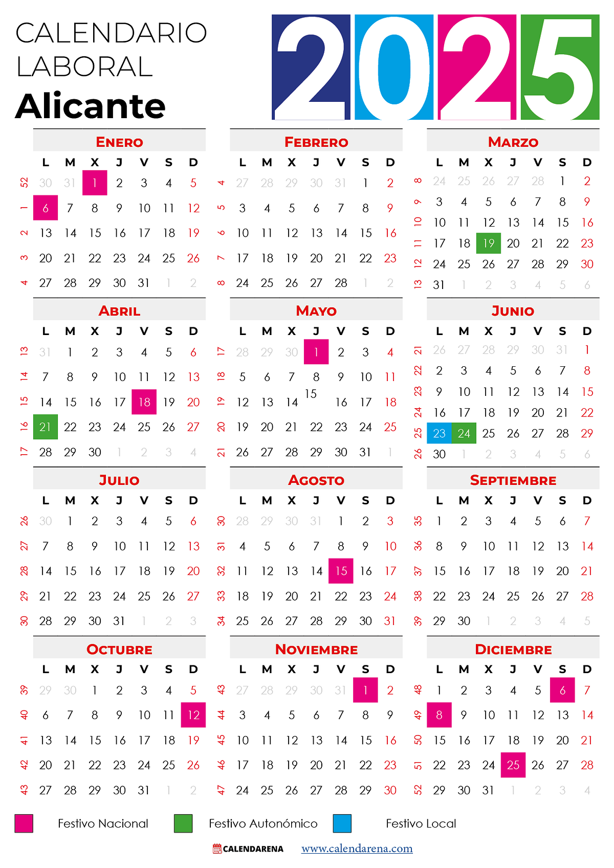 Calendario laboral alicante 2025 pdf by hamouda chokri Jun, 2024