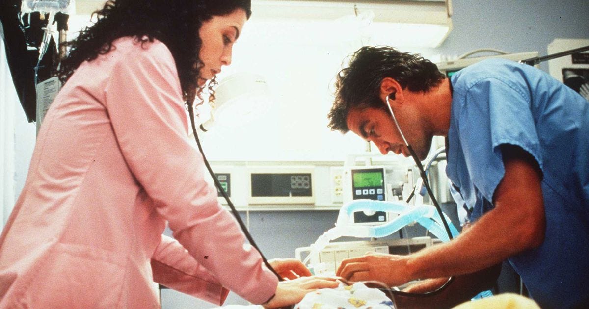 The ultimate will-they won’t they couple of ER (Source: IMDB.com)