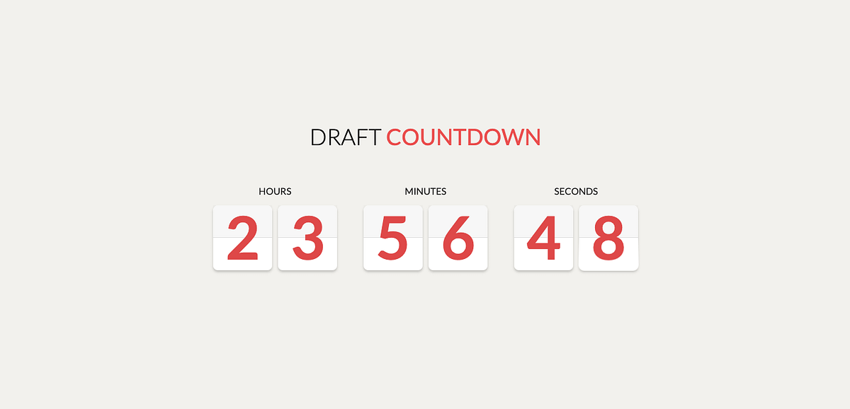 Countdown Timer in Vanilla Javascript  CSS SVG Circle Countdown Time  Animation 
