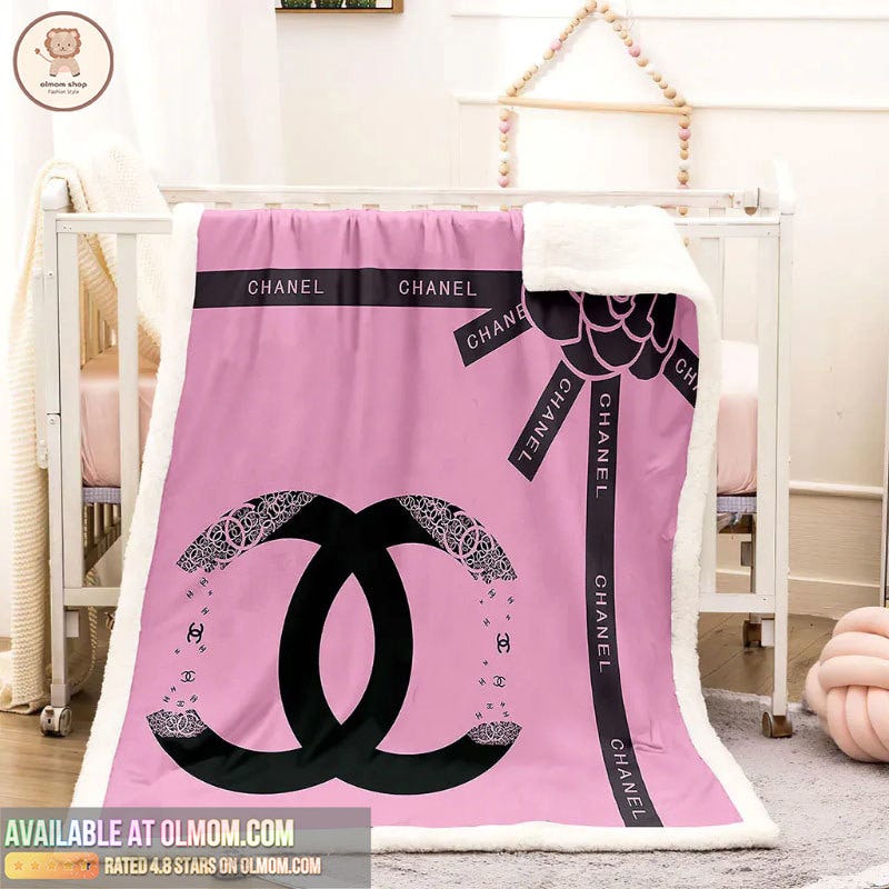 Chanel Flowers Pinky Luxury Brand Premium Blanket Fleece Home Decor-150946, by son nguyen
