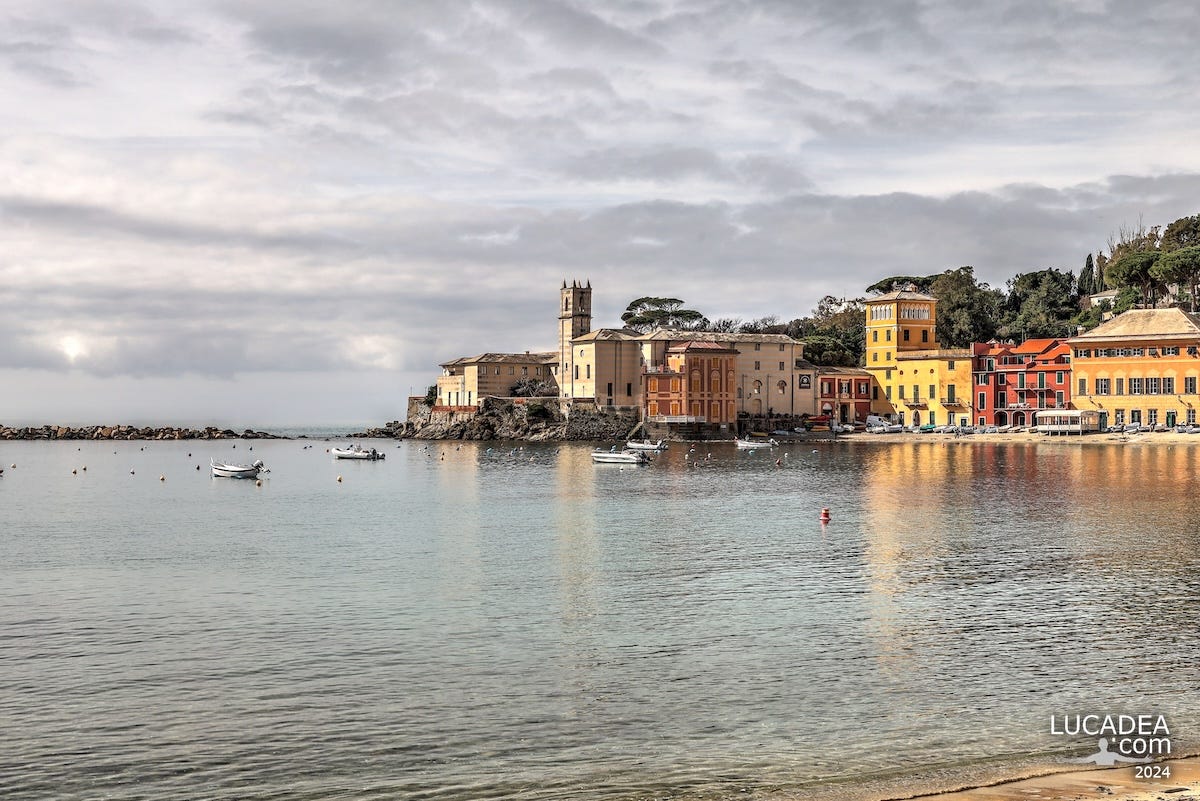 La Baia del Silenzio in un giorno di marzo