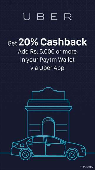 20% Cashback on Uber rides via Paytm Wallet Payment | by Abhishek ...