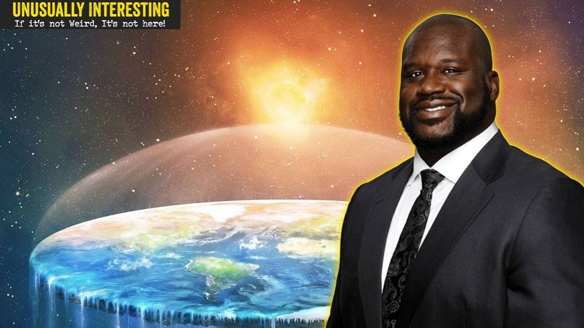 Shaq Says World is Flat Because He Doesn’t Flip Upside Down on A Plane