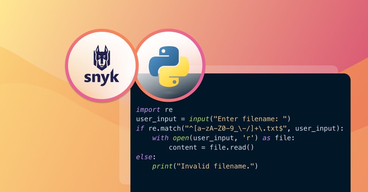 Code injection in Python: examples and prevention | by Snyk | Medium