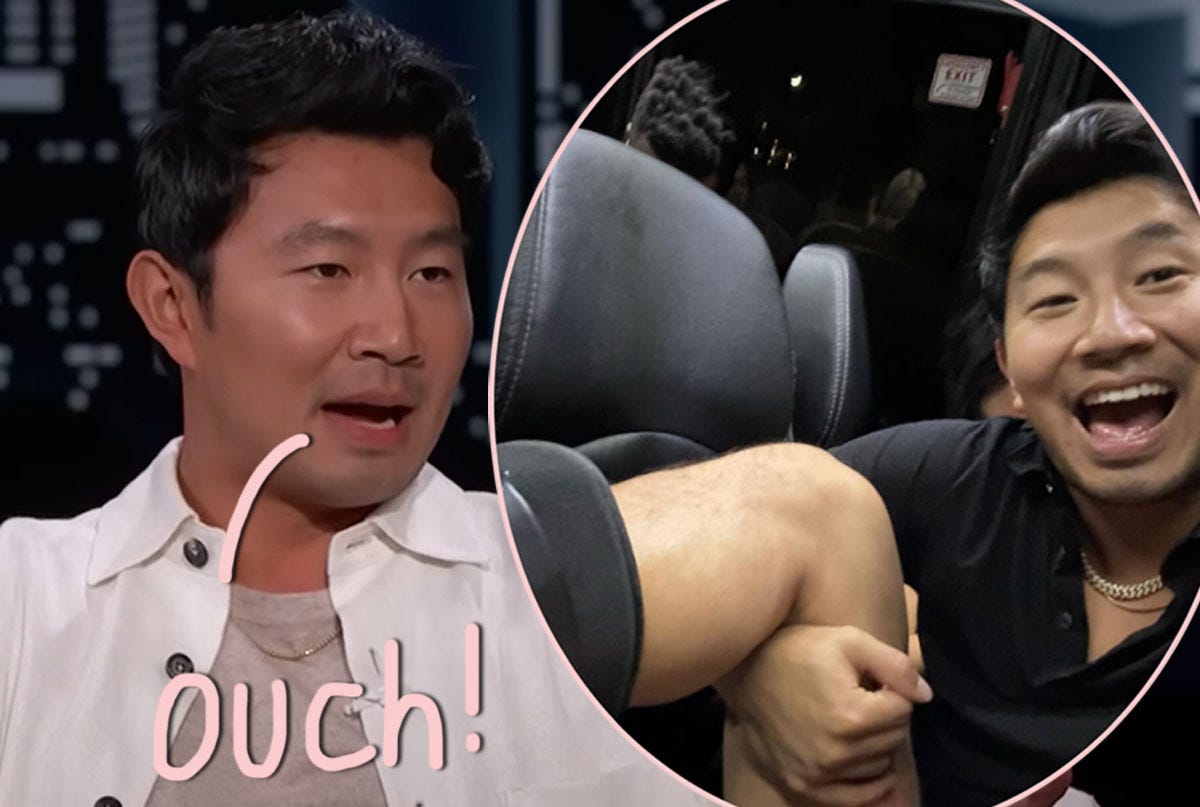 Simu Liu Tore His Achilles Tendon — He’s Stuck On Crutches! by