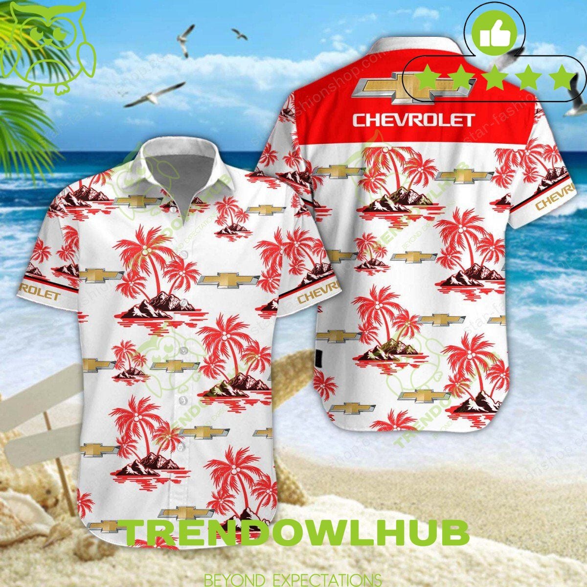 Chevrolet Luxury Brand Auto Hawaiian Shirt and Short | by Trend Owl Hub ...