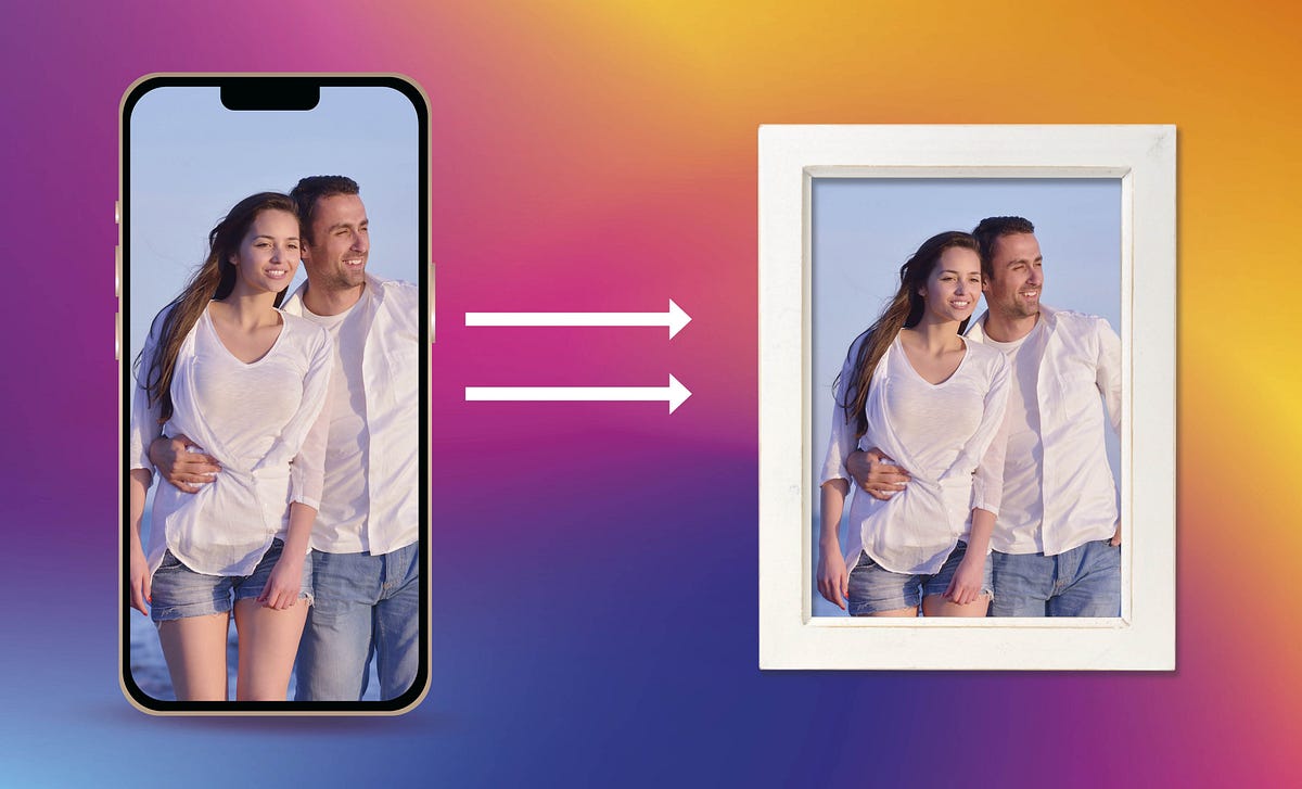 Bring your digital “phone to frame” with Frames USA & Art Gallery in