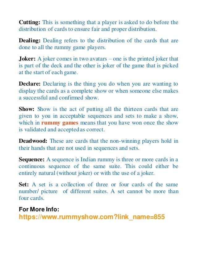 Gin Rummy Rules by bingofree Medium