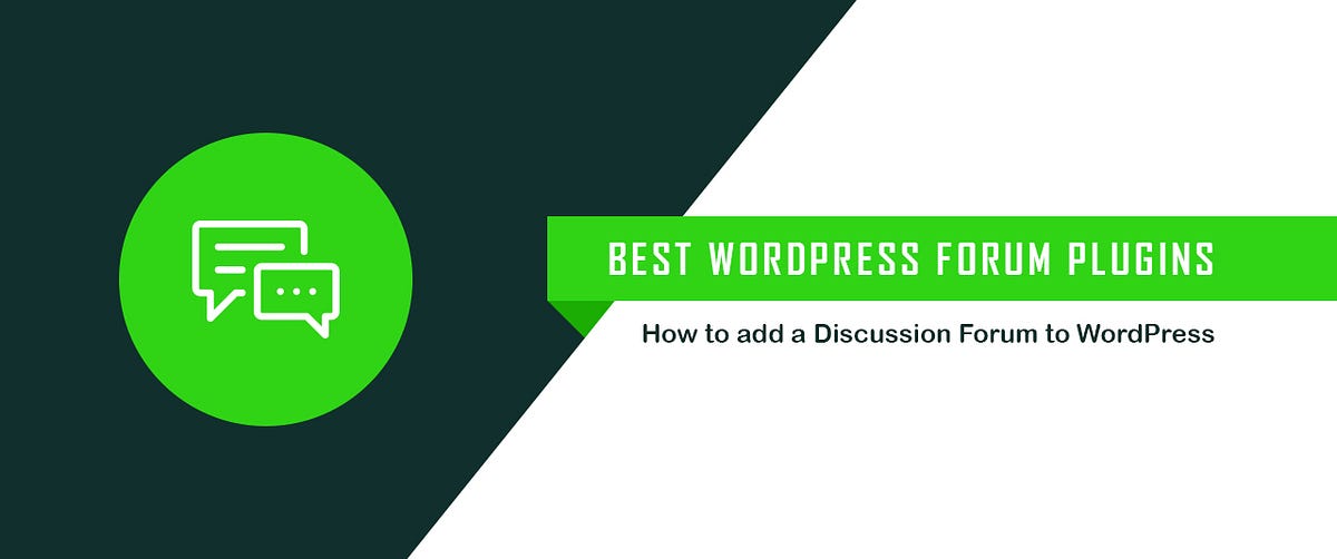 5 Best WordPress Forum Plugins 2018 How to Add a Forum to WordPress