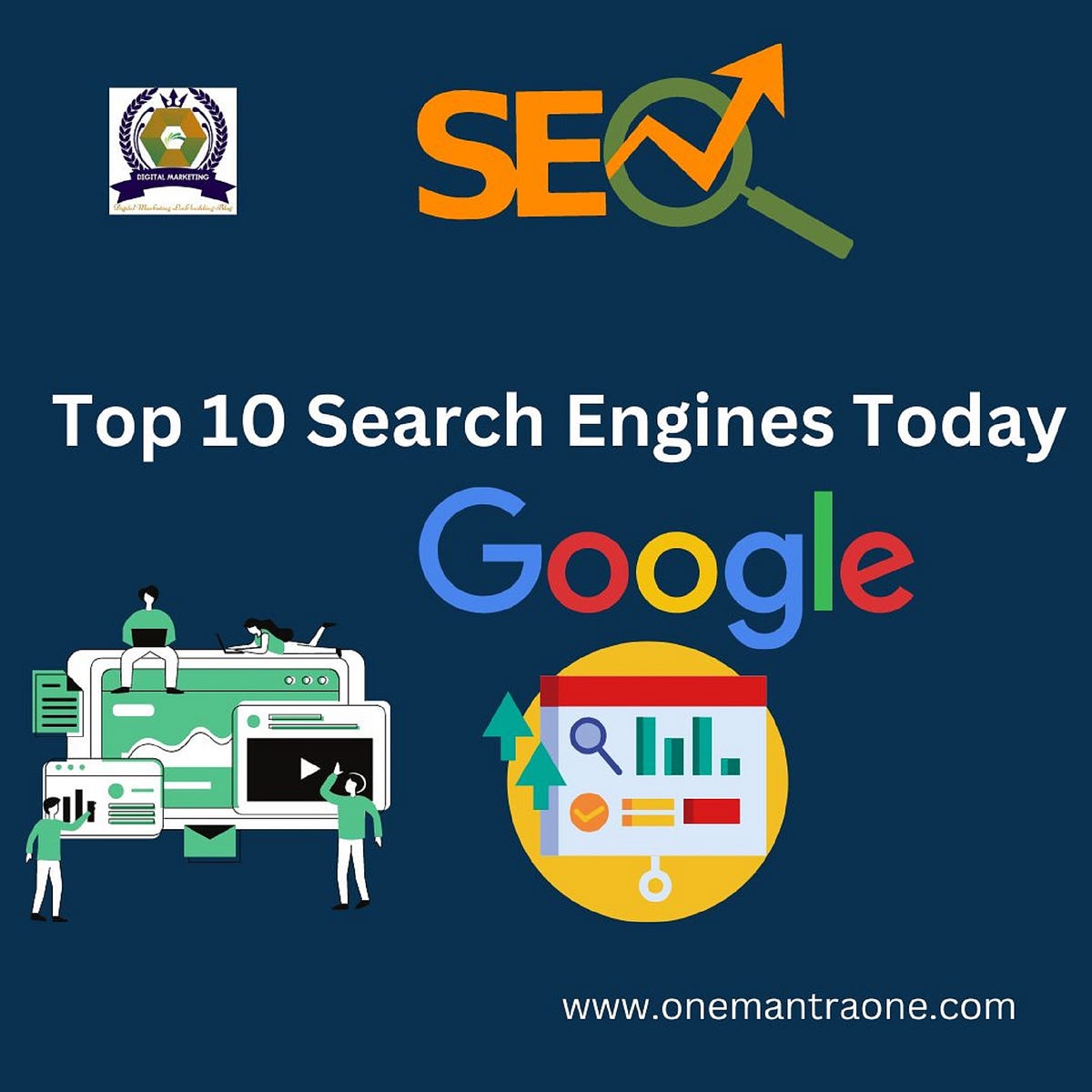 Top spots on search engines like google — The Top 10 Search Engines