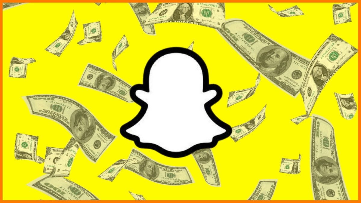 A person using Snapchat to make money through various strategies and tips.