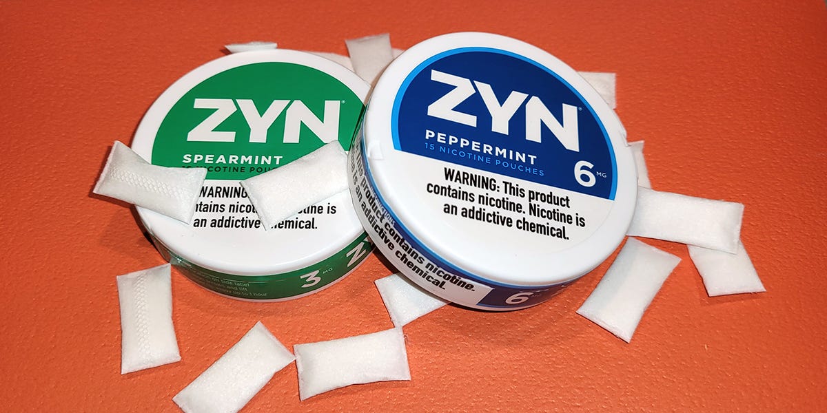 First time I've ever seen this with zyn. One of em opened up and spilled  over the container : r/NicotinePouch