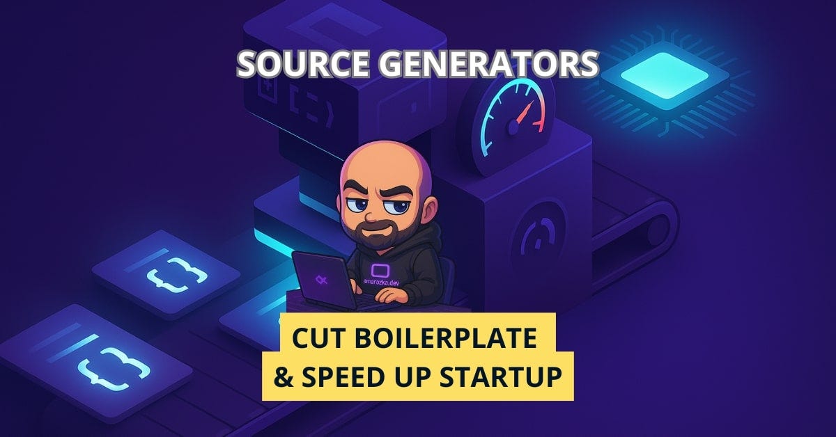 Source Generators: cut boilerplate & speed up startup | .Net Code ...