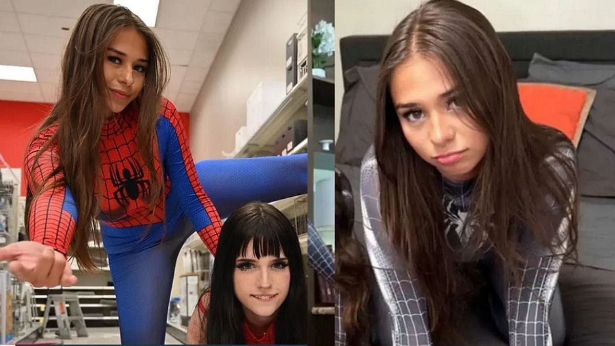 Sophie rain spider man video