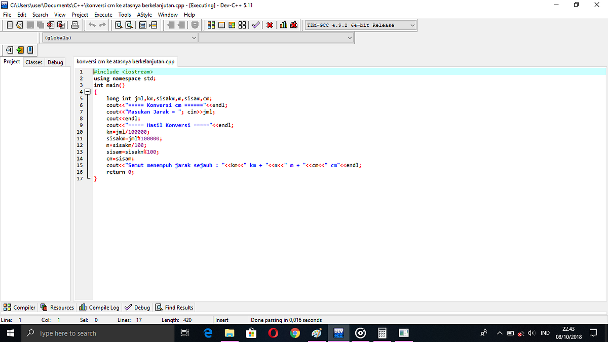 Contoh Program C++ Konversi di Kehidupan Sehari-hari | by Yafi Adyatma ...