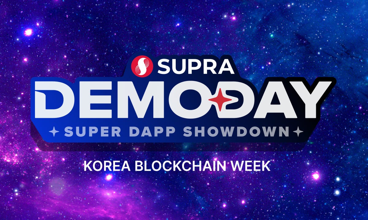 Hari Besar Supra: Demo Day di Korea Blockchain Week 2024