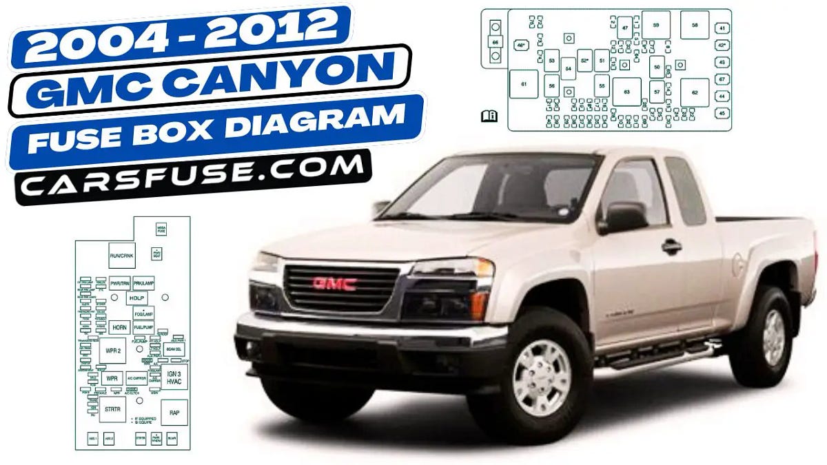 2004–2012 GMC Canyon Fuse Box Diagram | by Cars Fuse | Jul, 2024 | Medium