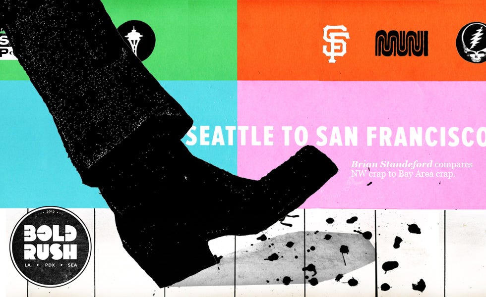 Image of: Seattle to San Francisco