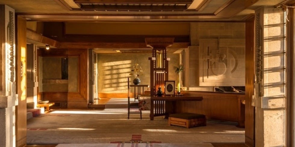 Image of: Take a Rare Tour Through an Amazing Frank Lloyd Wright Home This Week