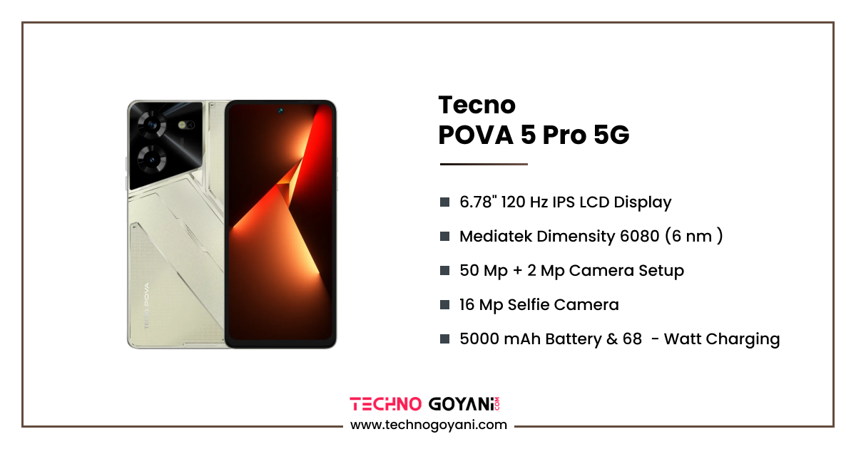 Tecno Pova 5 Pro 5G Price and Specifications, by Anik Mehta