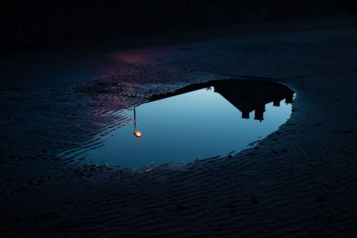 Puddle After Rain (Poem Translation) - Dia Jeune - Medium